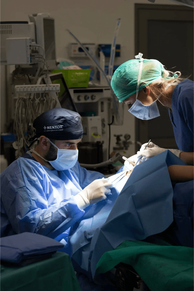 Dr warchol during operation